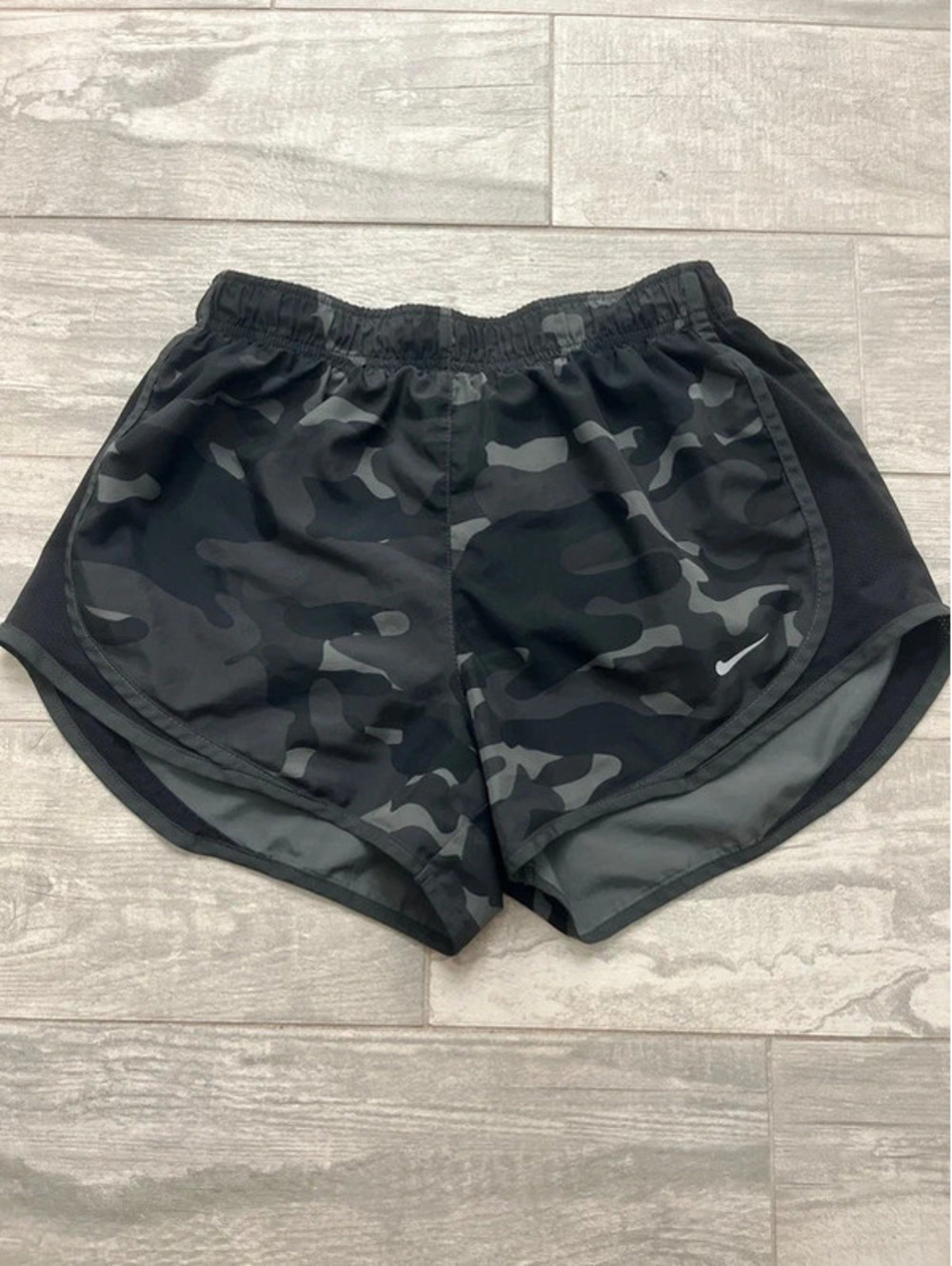 Nike Dri Fit Running Shorts Black Camo